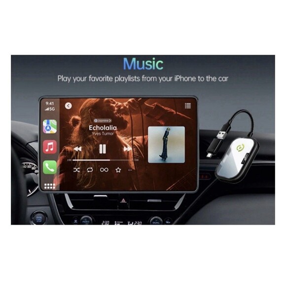 Wireless CarPlay Adapter for Apple iPhone, Converts Factory Wired CarPlay to - Picture 10 of 12